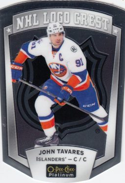 insert karta JOHN TAVARES 16-17 OPC Platinum NHL Logo Crest číslo NHLLD-14