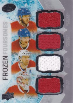 jersey karta GALCHENYUK/PACIORETTY/WEBER/PRICE 16-17 UD Ice Frozen Foursomes 