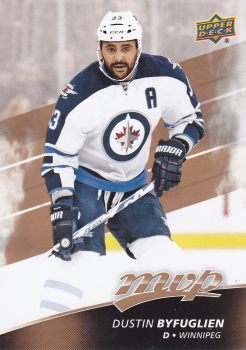 řadová karta DUSTIN BYFUGLIEN 17-18 MVP číslo 110