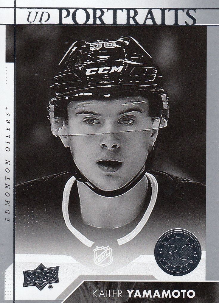 insert RC karta KAILER YAMAMOTO 17-18 UD Ser. 2 Portraits Rookie číslo P-95