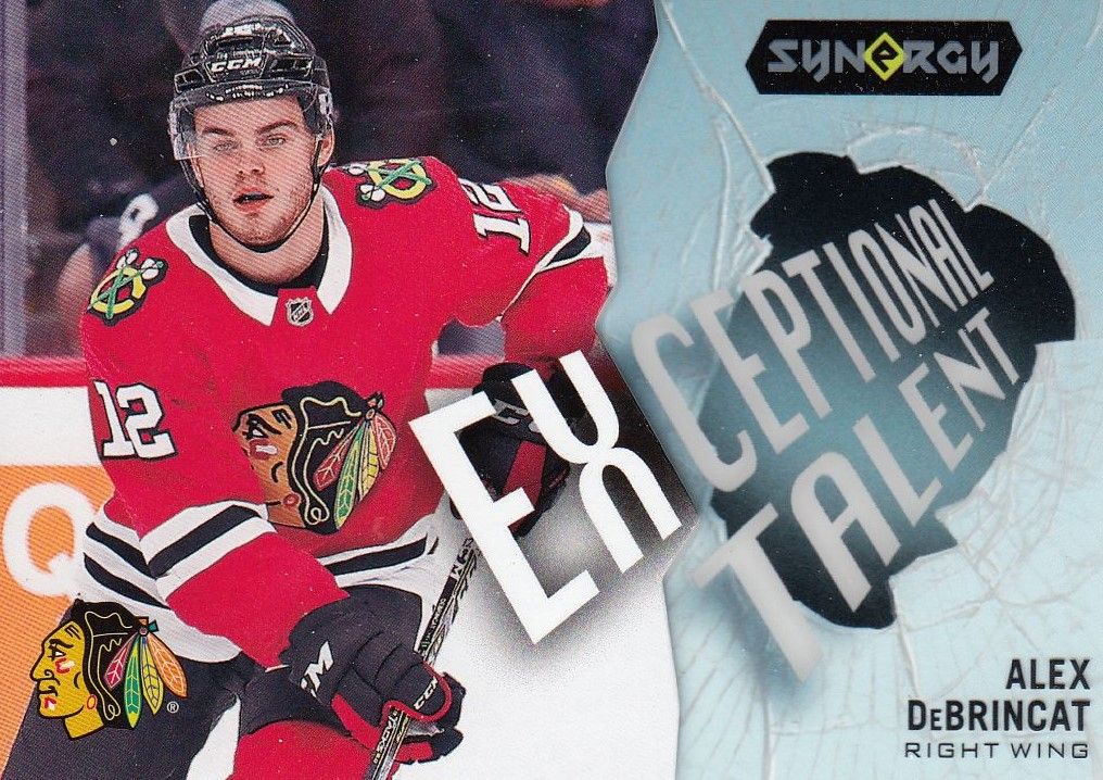 insert RC karta ALEX DeBRINCAT 17-18 Synergy Exceptional Talent číslo ET-27