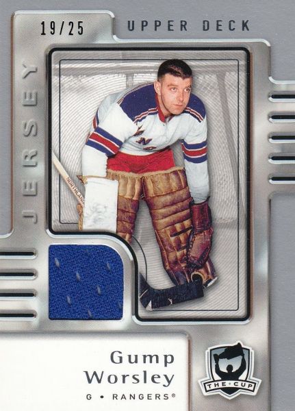 jersey karta GUMP WORSLEY 06-07 UD The Cup Jersey /25