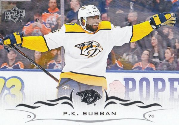 řadová karta P. K. SUBBAN 18-19 UD Ser. 2 číslo 355