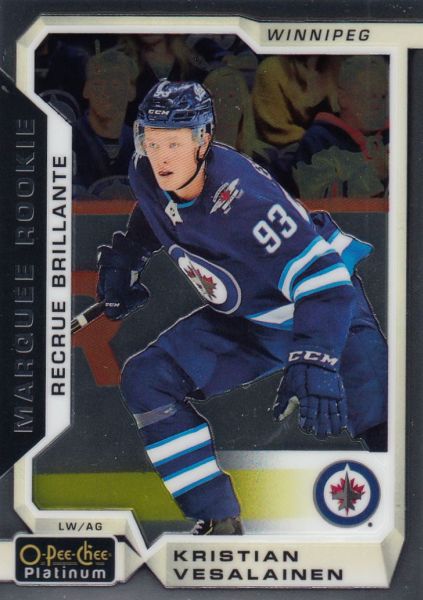 insert RC karta KRISTIAN VESALAINEN 18-19 OPC Platinum Marquee Rookie číslo 188