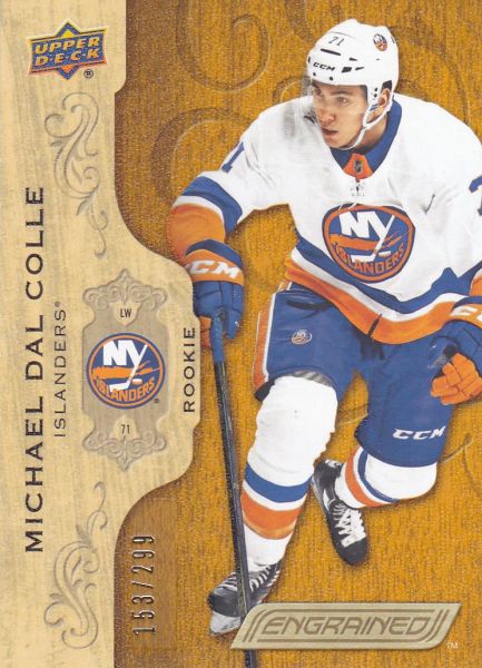 insert RC karta MICHAEL DAL COLLE 18-19 Engrained Rookie /299