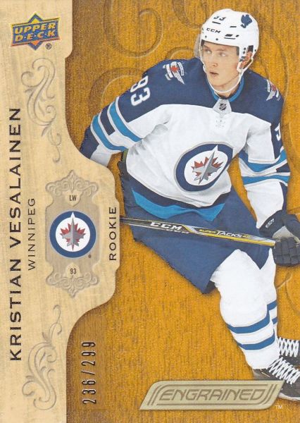 insert RC karta KRISTIAN VESALAINEN 18-19 Engrained Rookie /299