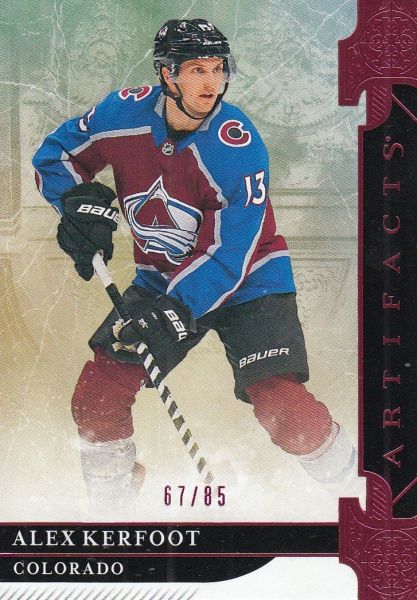 paralel karta ALEX KERFOOT 19-20 Artifacts Pink /85