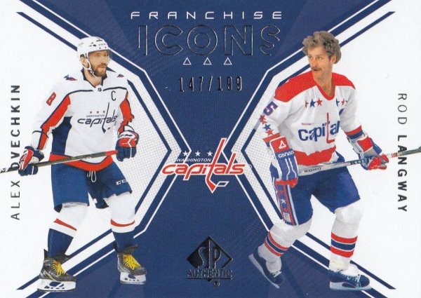 insert karta OVECHKIN/LANGWAY 18-19 SP Authentic Franchiese Icons /199