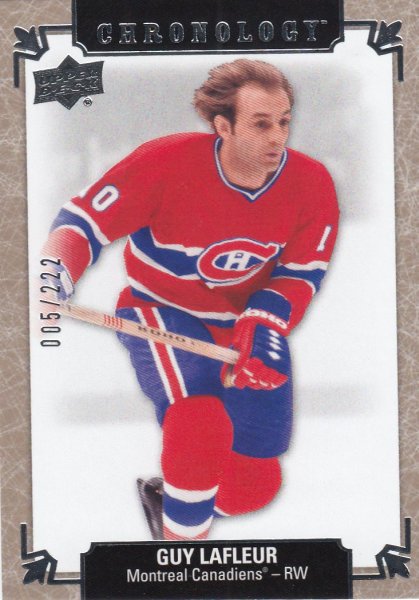 řadová karta GUY LAFLEUR 18-19 Chronology /222