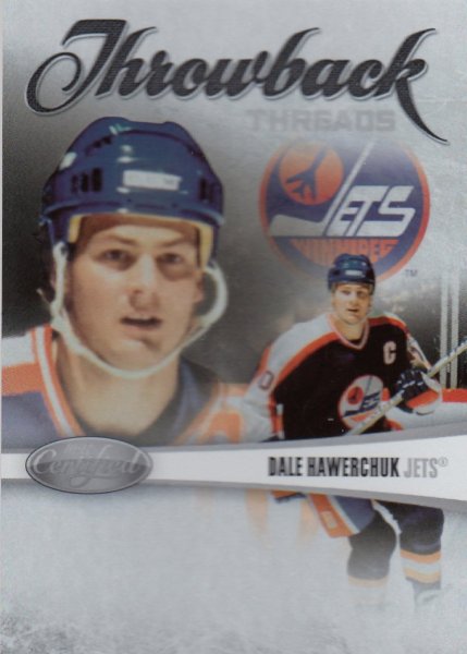 insert karta DALE HAWERCHUK 10-11 Certified Throwback Threads /500