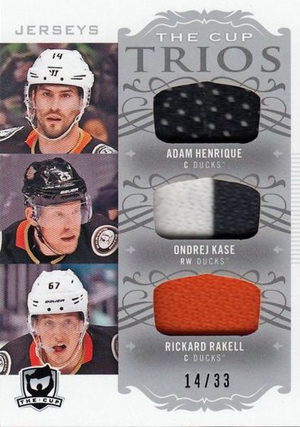 jersey karta HENRIQUE/KAŠE/RAKELL 18-19 UD The CUP Trios /33