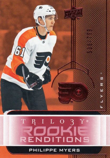 insert RC karta PHILIPPE MYERS 19-20 Trilogy Rookie Renditions Red /799