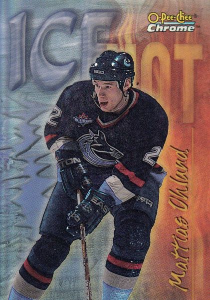 insert karta MATTIAS OHLUND 98-99 OPC Chrome Season´s Best Refractor číslo SB11