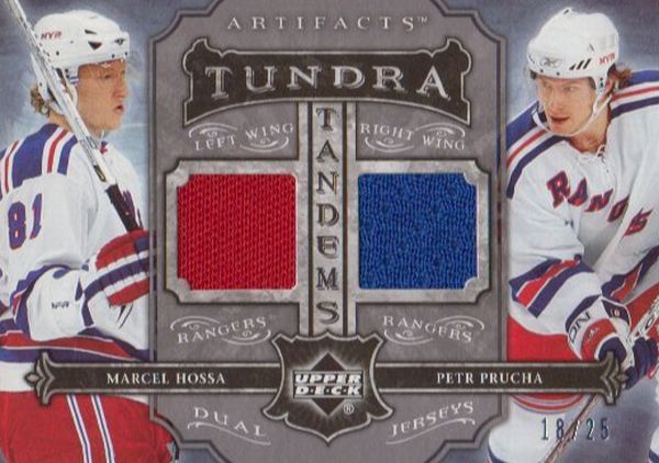 jersey karta HOSSA/PRŮCHA 06-07 Artifacts Tundra Tandems Blue /25