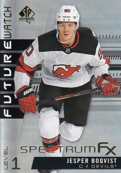 insert RC karta JESPER BOQVIST 19-20 SP Authentic Future Watch Spectrum FX 