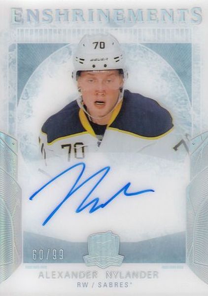 AUTO karta ALEXANDER NYLANDER 17-18 UD The CUP Enshrinements Update /99