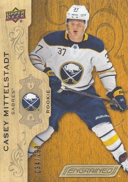 insert RC karta CASEY MITTELSTADT 18-19 Engrained Rookie /299