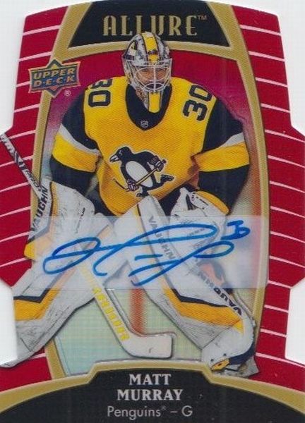 AUTO karta MATT MURRAY 19-20 Allure Red Rainbow číslo 13