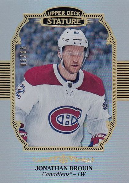 insert karta JONATHAN DROUIN 19-20 Stature Portrait Variant /85