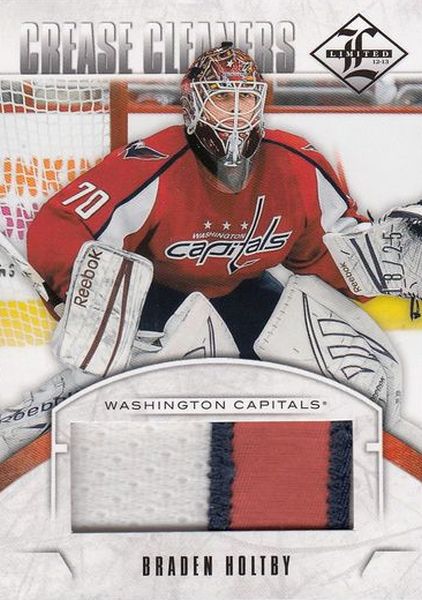 patch karta BRADEN HOLTBY 12-13 Limited Crease Cleaners /25