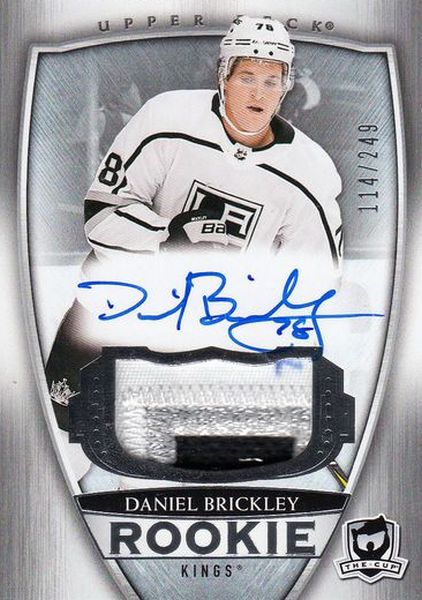 AUTO RC patch karta DANIEL BRICKLEY 18-19 UD The CUP Rookie /249