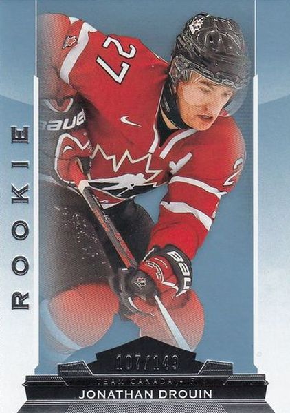 insert RC karta JONATHAN DROUIN 18-19 UD The Cup Rookie /149