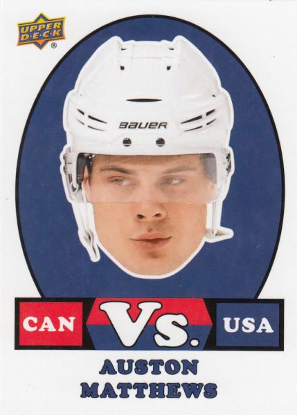insert karta AUSTON MATTHEWS 17-18 Team Canada VS číslo VS-1