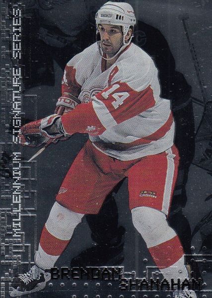 řadová karta BRENDAN SHANAHAN 99-00 BAP Millennium Signature Series číslo 90