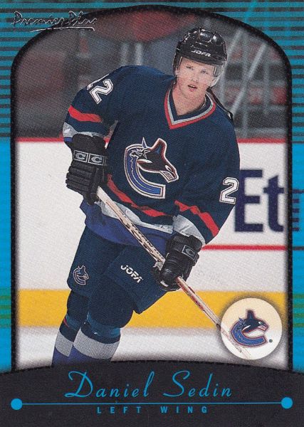 řadová karta DANIEL SEDIN 00-01 Topps Premier Plus číslo 97