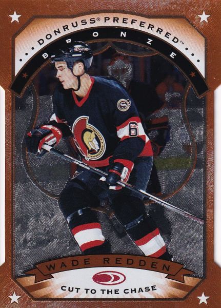 paralel karta WADE REDDEN 97-98 Donruss Preferred Bronze Cut to the Chase