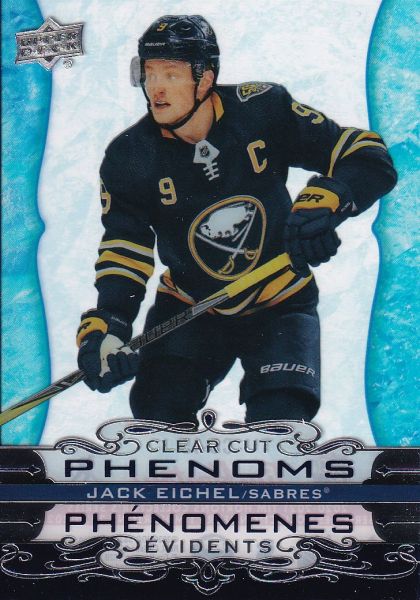 insert karta JACK EICHEL 20-21 Tim Hortons Clear Cut Phenoms číslo CC-15