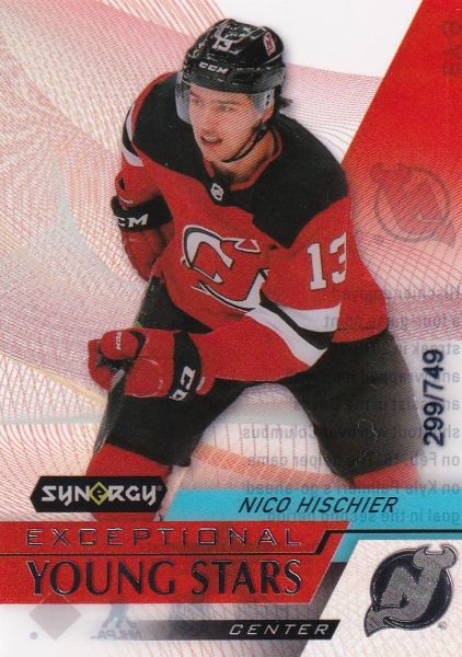 insert karta NICO HISCHIER 20-21 Synergy Exceptional Young Stars /749