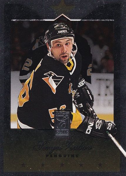 paralel karta SERGEI ZUBOV 95-96 Donruss Elite Die-Cut Uncut číslo 37