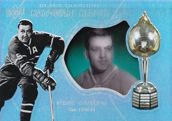 insert karta BERNIE GEOFFRION 19-20 Black Diamond Hardware Heroes /99