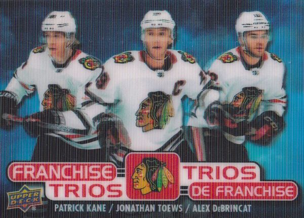 insert karta KANE/TOEWS/DeBRINCAT 20-21 Tim Hortons Franchise Trios číslo T-14