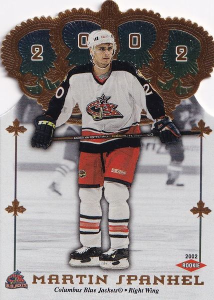 insert RC karta MARTIN ŠPAŇHEL 01-02 Crown Royale Rookie /267