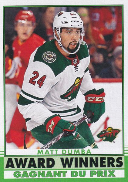 insert karta MATT DUMBA 20-21 OPC Update Award Winners Retro číslo 608