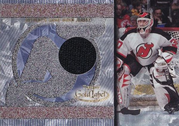 jersey kart-a MARTIN BRODEUR 00-01 Topps Gold Label Authentic Game-Worn Jersey