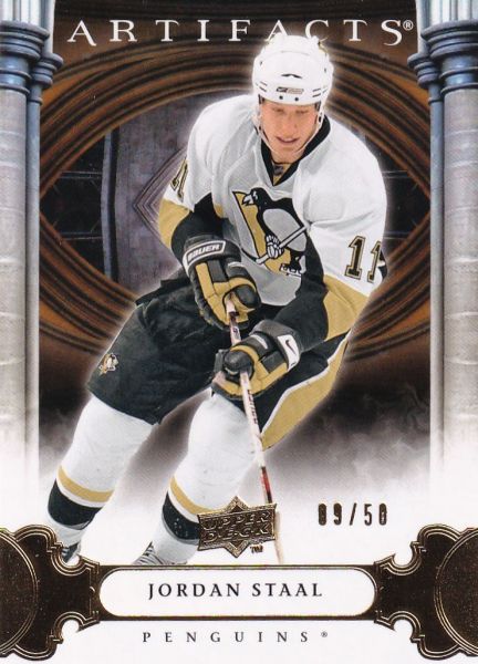 paralel karta JORDAN STAAL 09-10 Artifacts Gold /50