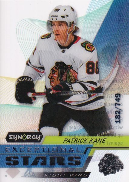 insert karta PATRICK KANE 20-21 Synergy Exceptional Stars /749