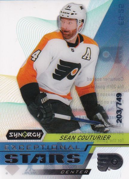 insert karta SEAN COUTURIER 20-21 Synergy Exceptional Stars /749