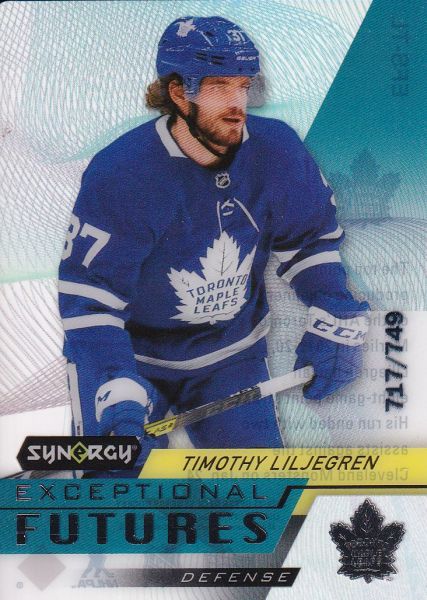 insert RC karta TIMOTHY LILJEGREN 20-21 Synergy Exceptional Futures /749