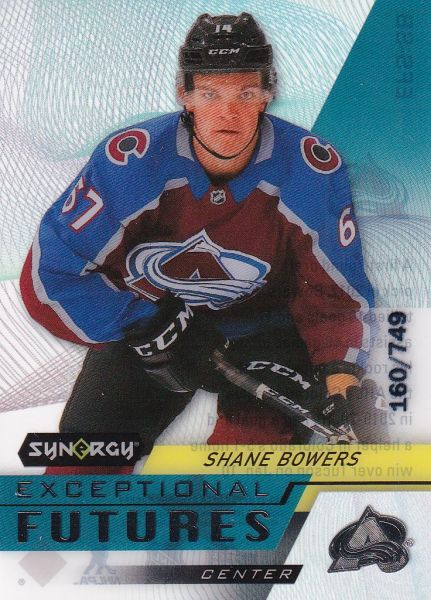 insert RC karta SHANE BOWERS 20-21 Synergy Exceptional Futures /749