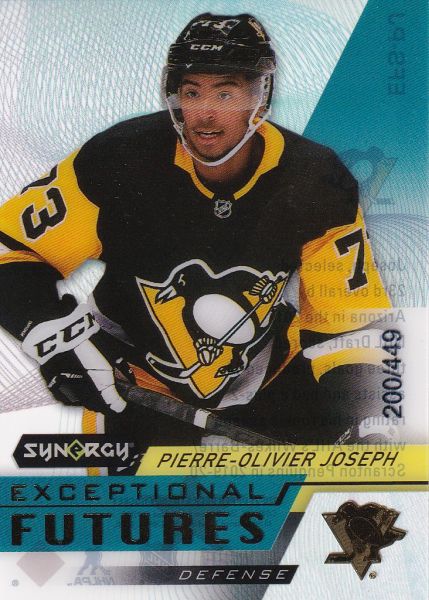 insert RC karta PIERRE-OLIVIER JOSEPH 20-21 Synergy Exceptional Futures Gold/449