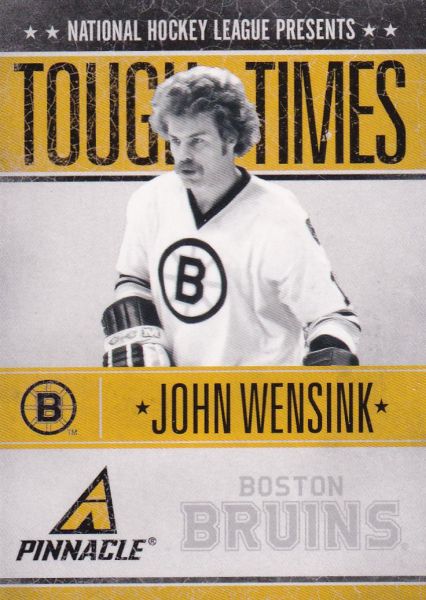 insert karta JOHN WENSINK 11-12 Pinnacle Tough Times číslo JW