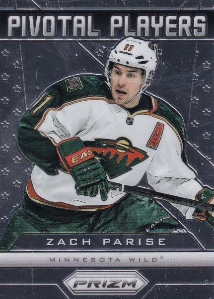 insert karta ZACH PARISE 13-14 Prizm Pivotal Players číslo PP-14