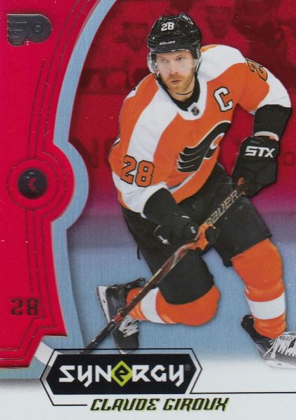 paralel karta CLAUDE GIROUX 18-19 Synergy Red číslo 14