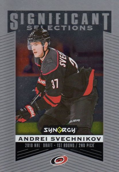 insert RC karta ANDREI SVECHNIKOV 18-19 Synergy Significant Selections