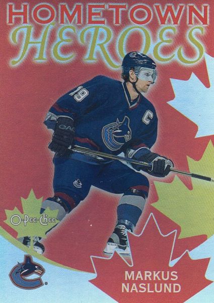 insert karta MARKUS NASLUND 02-03 Topps Hometown Heroes číslo HHC7