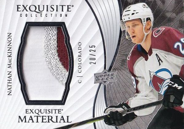patch karta NATHAN MacKINNON 20-21 Exquisite Material /25